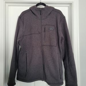 The North Face Gray fleece lined jacket hoodie size XL